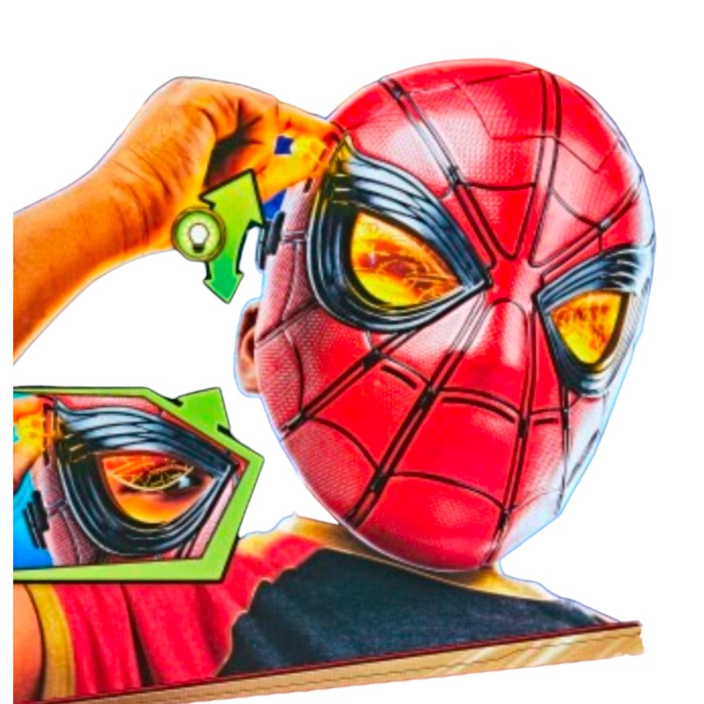 Marvel Spider-Man Mask Kids OS Red Good Adjustable Strap Costume Toy
